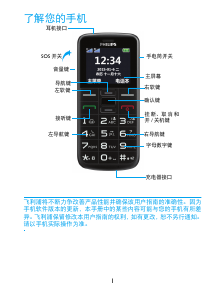 说明书 飞利浦 CTE166GY 手机