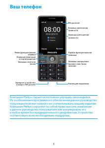 Manual Philips CTE570GY Telefon mobil