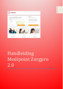 Handleiding Medipoint Zorgpro 2.0