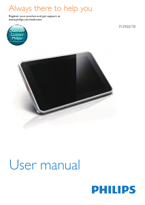 Manual Philips PI3900B2X Tablet