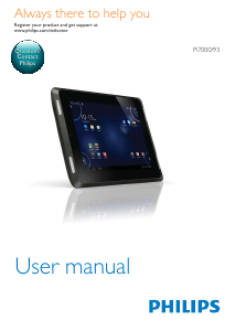 Manual Philips PI7000S1 Tablet