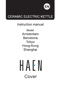 Instrukcja Haen Hong-Kong Czajnik
