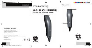 Manual Remington HC5015 Apprentice Aparador de cabelo