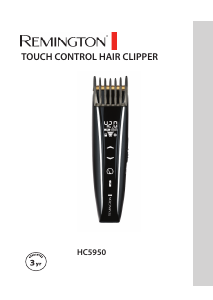 Manual Remington HC5950 Touch Control Aparat de tuns