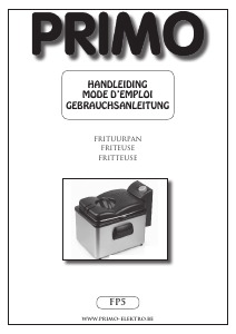 Handleiding Primo FP5 Friteuse