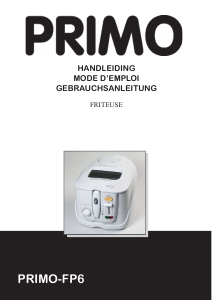 Handleiding Primo FP6 Friteuse