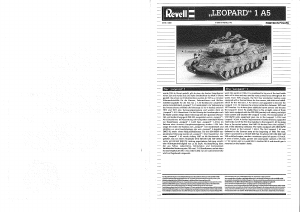 Manual Revell set 03115 Military Leopard 1 A5