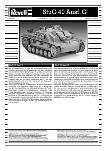 Manuale Revell set 03194 Military StuG 40 ausf. G
