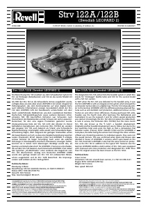 Instrukcja Revell set 03199 Military Strv 122A/B Leopard 2