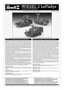 Bedienungsanleitung Revell set 03205 Military Wiesel 2 LeFlaSys