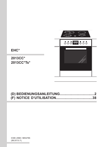 Mode d’emploi Amica EHC 12516 E Cuisinière