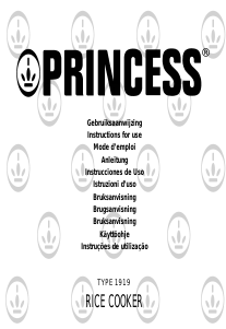Manual de uso Princess 271919 Royal Arrocera