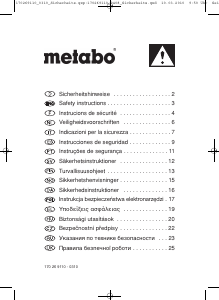 Brugsanvisning Metabo HE 23-650 Control Varmluftpistol