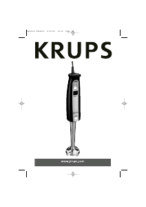 Handleiding Krups GPA3 Staafmixer
