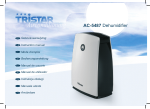 Bruksanvisning Tristar AC-5487 Avfuktare