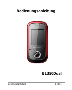 Bedienungsanleitung Mobistel EL350Dual Handy