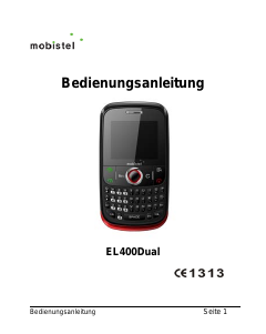 Bedienungsanleitung Mobistel EL400Dual Handy