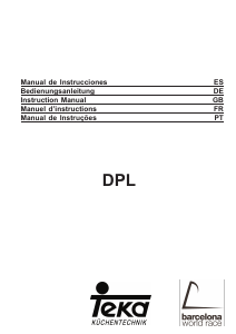 Handleiding Teka DPL 90 Afzuigkap