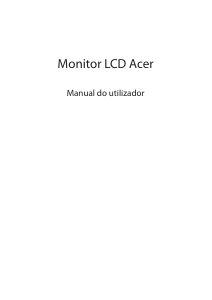 Manual Acer XV340CKP Monitor LCD