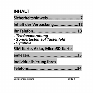 Bedienungsanleitung Mobistel EL560Dual Handy