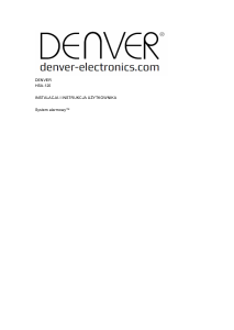 Instrukcja Denver HSA-120 System alarmowy