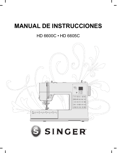 Manual de uso Singer HD6605C Máquina de coser