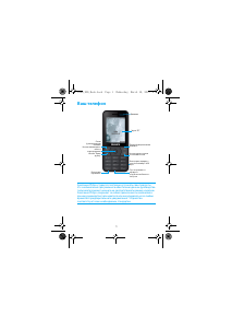 Руководство Philips CTE180BK Мобильный телефон
