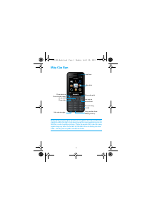 Hướng dẫn sử dụng Philips CTE180GD Điện thoại di động