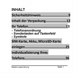 Bedienungsanleitung Mobistel EL600Dual Handy