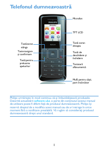 Manual Philips CTX126EBY Telefon mobil