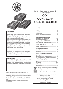 Bruksanvisning DLS CC-44 Bilförstärkare