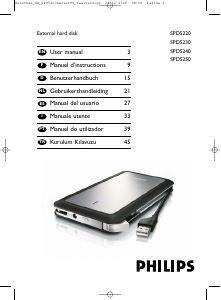 Manuale Philips SPD5240CC Hard-disk