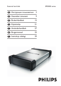 Bruksanvisning Philips SPE3050CC Harddisk