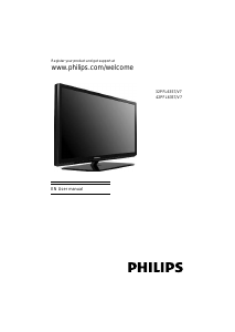 Manual Philips 42PFL6357 LED Television