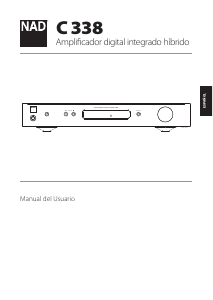 Manual de uso NAD C 338 Amplificador