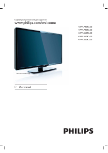 Manual Philips 42PFL5609D LED Television