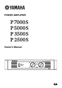 Manual Yamaha P2500S Amplifier