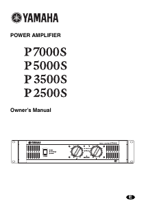 Handleiding Yamaha P3500S Versterker