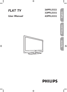 Manual Philips 42PFL5332 LED Television