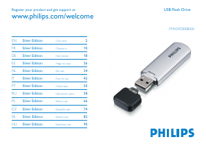 Manual de uso Philips FM01FD00B Unidad USB