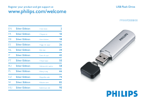 Manual de uso Philips FM04FD00B Unidad USB