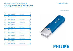 Manuale Philips FM16FD02B Unità USB