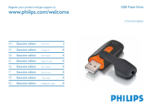 Manual Philips FM01FD10B USB drive