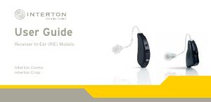 Manual Interton Cosmo ITE Hearing Aid