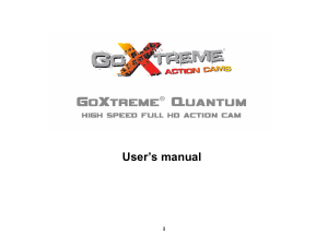 Handleiding Easypix GoXtreme Quantum Actiecamera