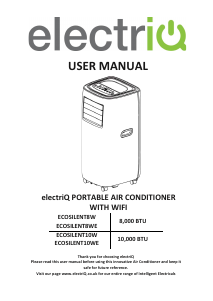 Manual ElectriQ EcoSilent8W Air Conditioner