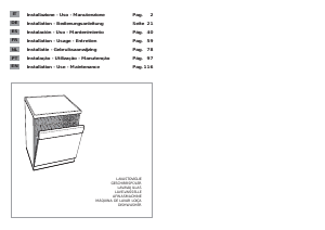 Manual Hoover DDY 062 L Dishwasher