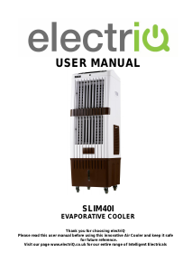 Manual ElectriQ Slim40i Fan