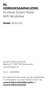 Handleiding Kruidvat SH.63.225 Range extender