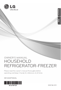 Manual LG GR-M32FWAHL Fridge-Freezer